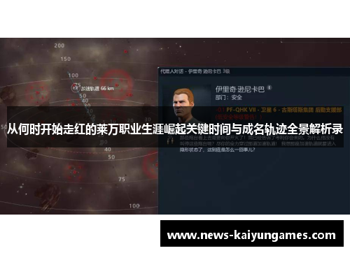 从何时开始走红的莱万职业生涯崛起关键时间与成名轨迹全景解析录